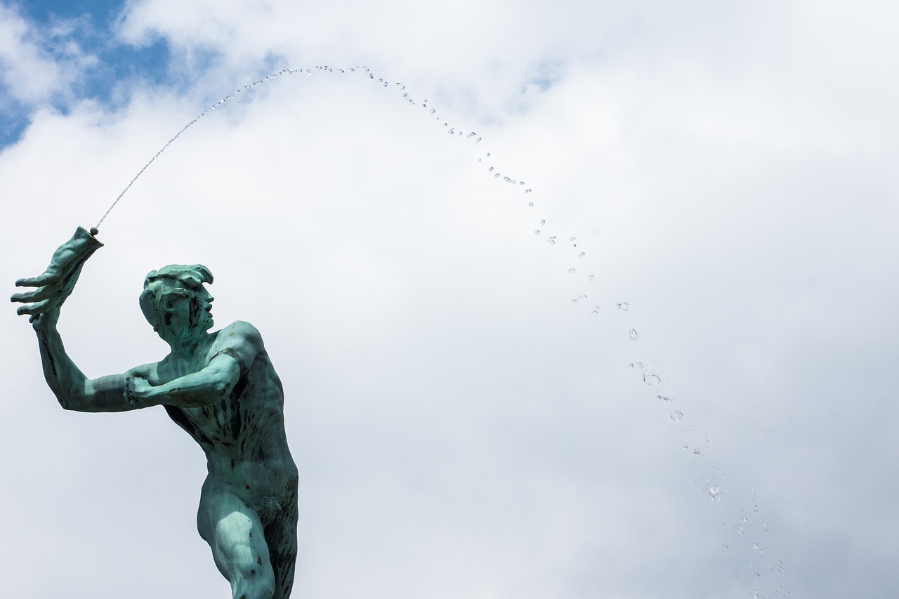 Photo of the fountain in Antwerp